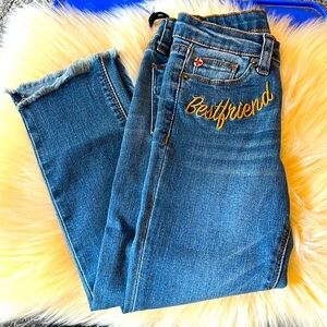 Girls size 6 Hudson jeans.